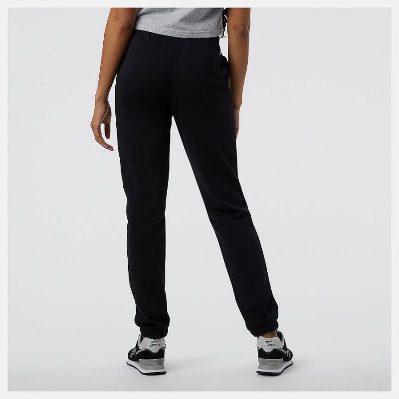 Pantalon New Balance Essentials Sweatpant Mujer Negras | EC 2099CE