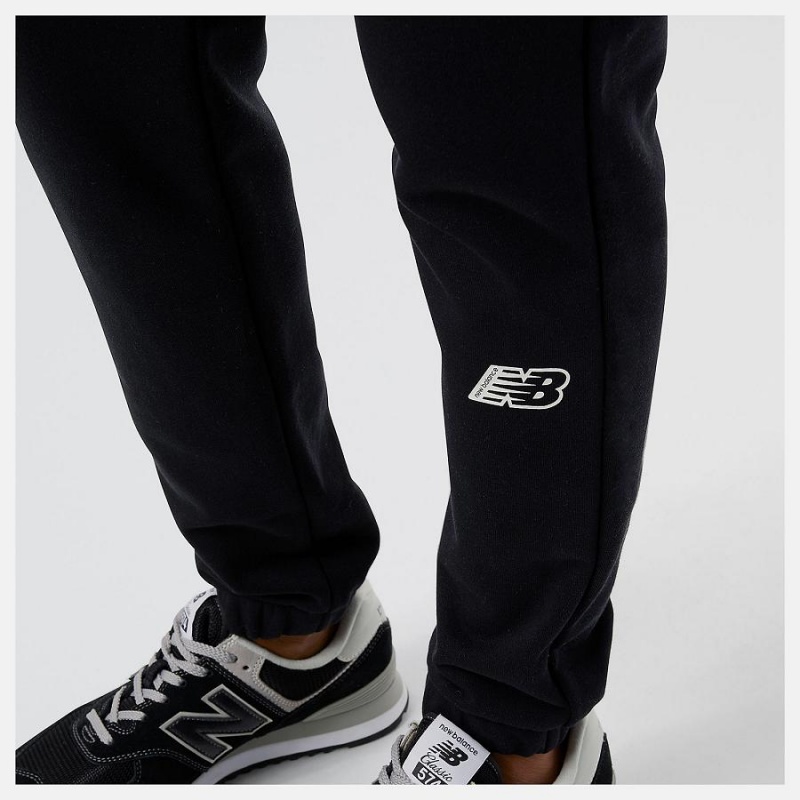 Pantalon New Balance Essentials Sweatpant Mujer Negras | EC 2099CE