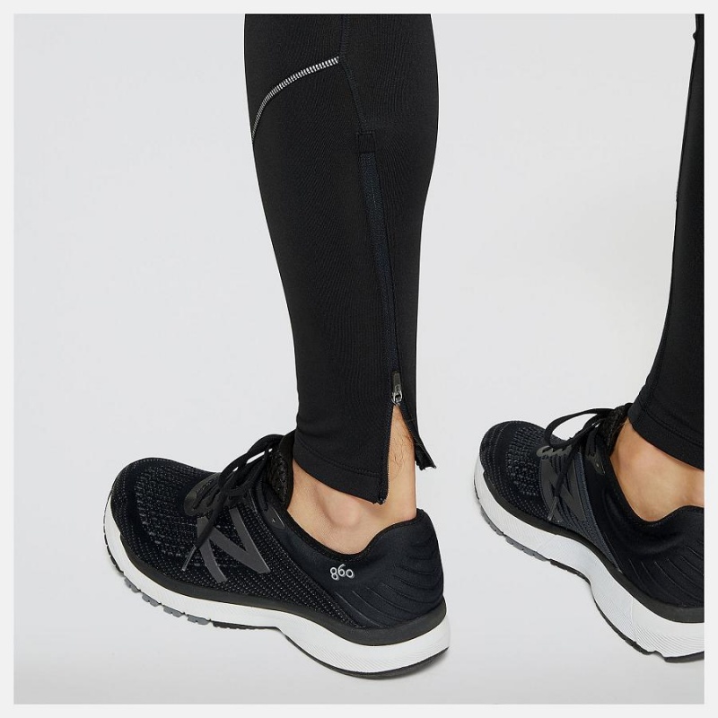 Pantalon New Balance Impact Run Heat Tight Hombre Negras | EC 1397CE