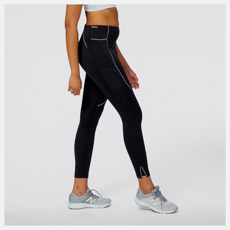 Pantalon New Balance Impact Run Heat Tight Mujer Negras | EC 2103MA