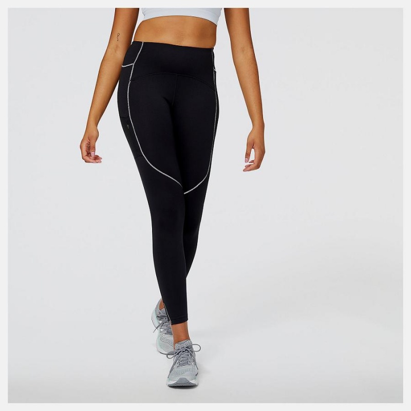 Pantalon New Balance Impact Run Heat Tight Mujer Negras | EC 2103MA
