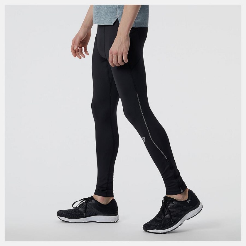 Pantalon New Balance Impact Run Tight Hombre Negras | EC 1398VD