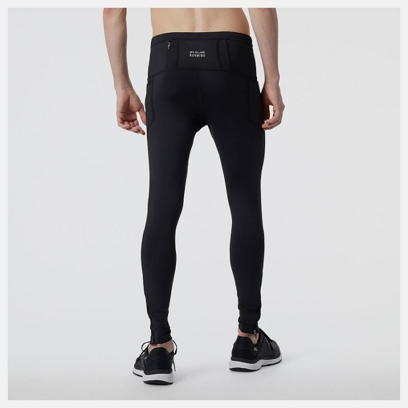 Pantalon New Balance Impact Run Tight Hombre Negras | EC 1398VD