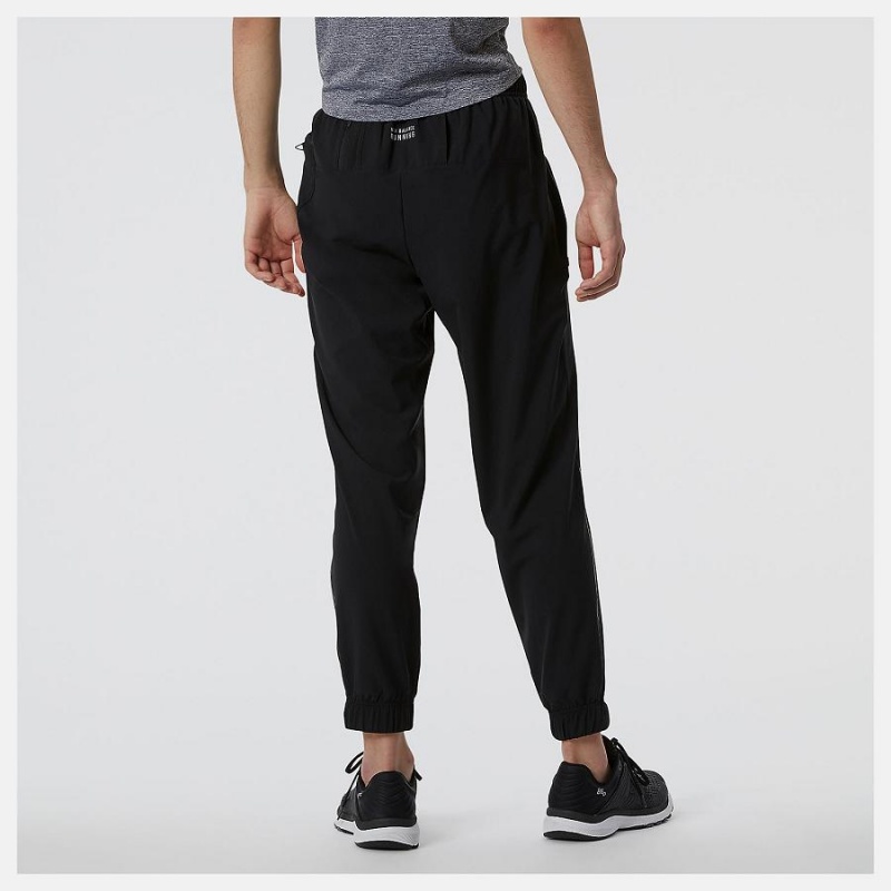 Pantalon New Balance Impact Run Woven Hombre Negras | EC 1399BC