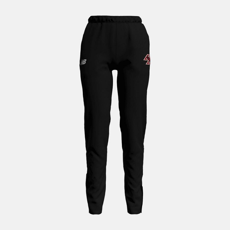 Pantalon New Balance Knit Slim(Boston College) Mujer Negras | EC 2124XF