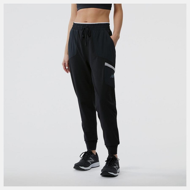 Pantalon New Balance Q Speed Mujer Negras | EC 2113PQ