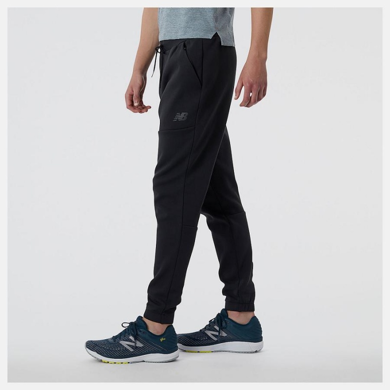 Pantalon New Balance R.W.Tech Fleece Hombre Negras | EC 1406TV