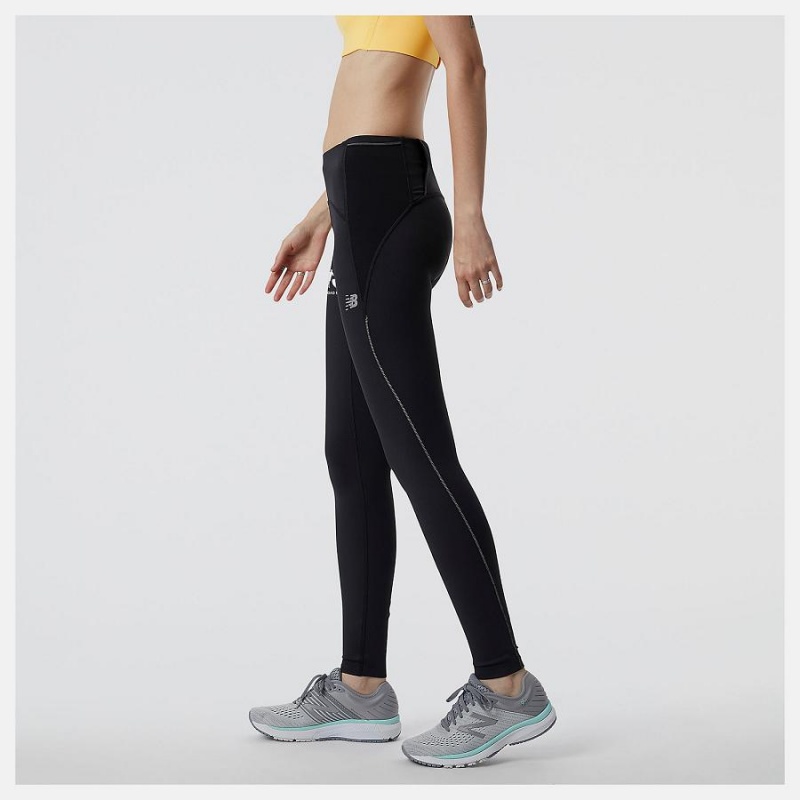 Pantalon New Balance Run For Life Impact Run Tight Mujer Negras | EC 2117FM