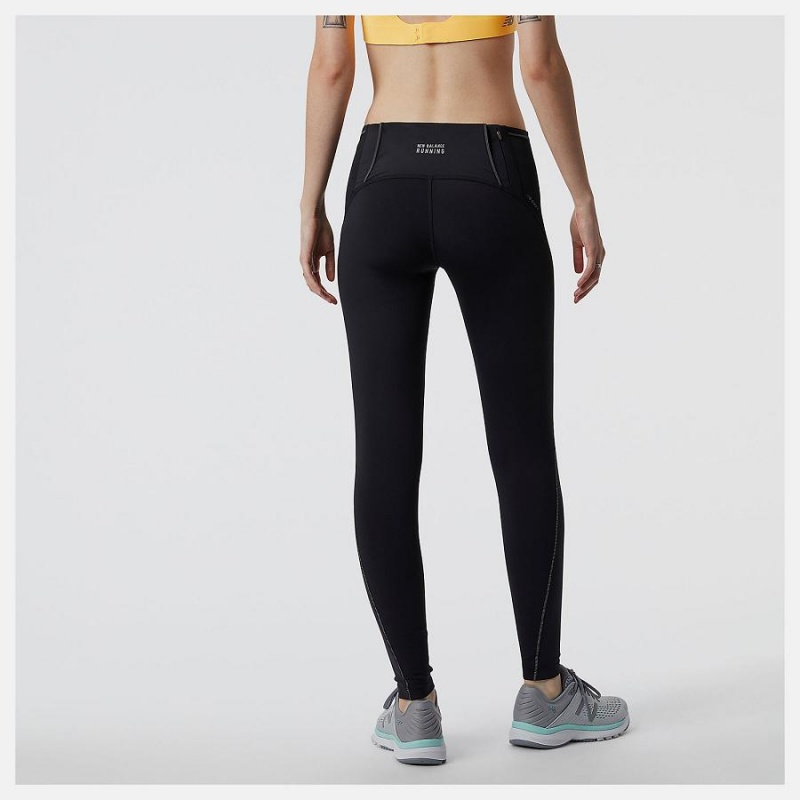 Pantalon New Balance Run For Life Impact Run Tight Mujer Negras | EC 2117FM