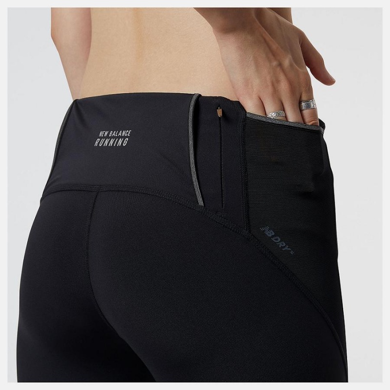 Pantalon New Balance Run For Life Impact Run Tight Mujer Negras | EC 2117FM