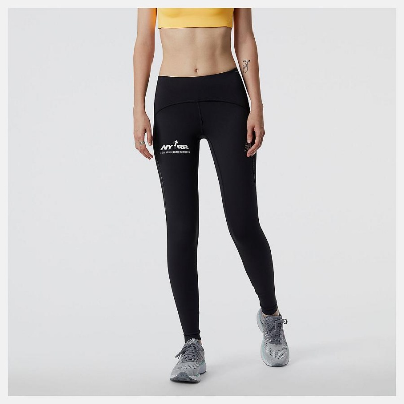 Pantalon New Balance Run For Life Impact Run Tight Mujer Negras | EC 2117FM