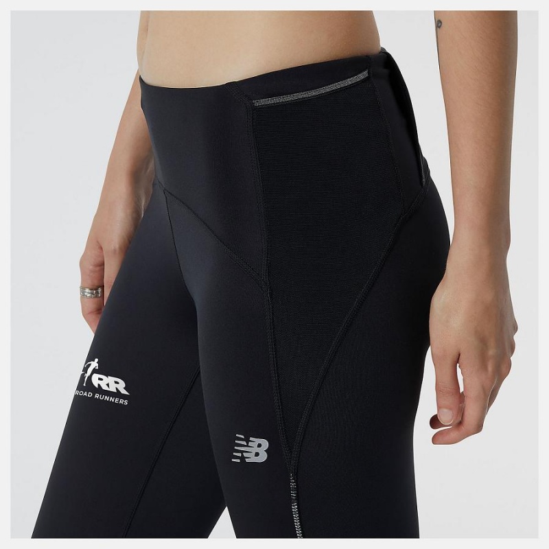 Pantalon New Balance Run For Life Impact Run Crop Mujer Negras | EC 2116DN