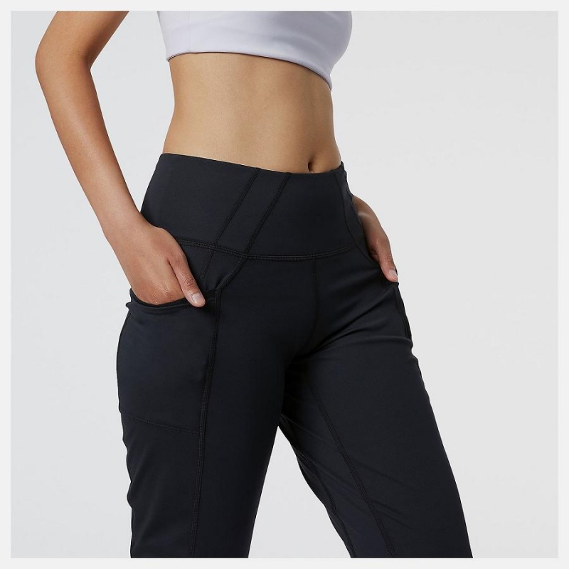 Pantalon New Balance Shape Shield Mujer Negras | EC 2119HK