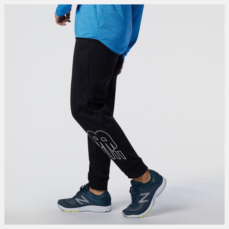 Pantalon New Balance Tenacity Performance Fleece Hombre Negras | EC 1409IS