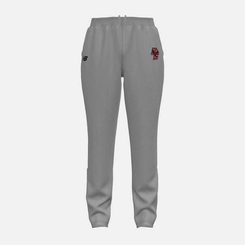 Pantalon New Balance Travel(Boston College) Hombre Gris | EC 1411PQ