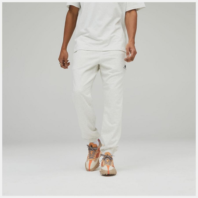 Pantalon New Balance Uni-ssentials French Terry Sweatpant Hombre Blancas | EC 1412AP