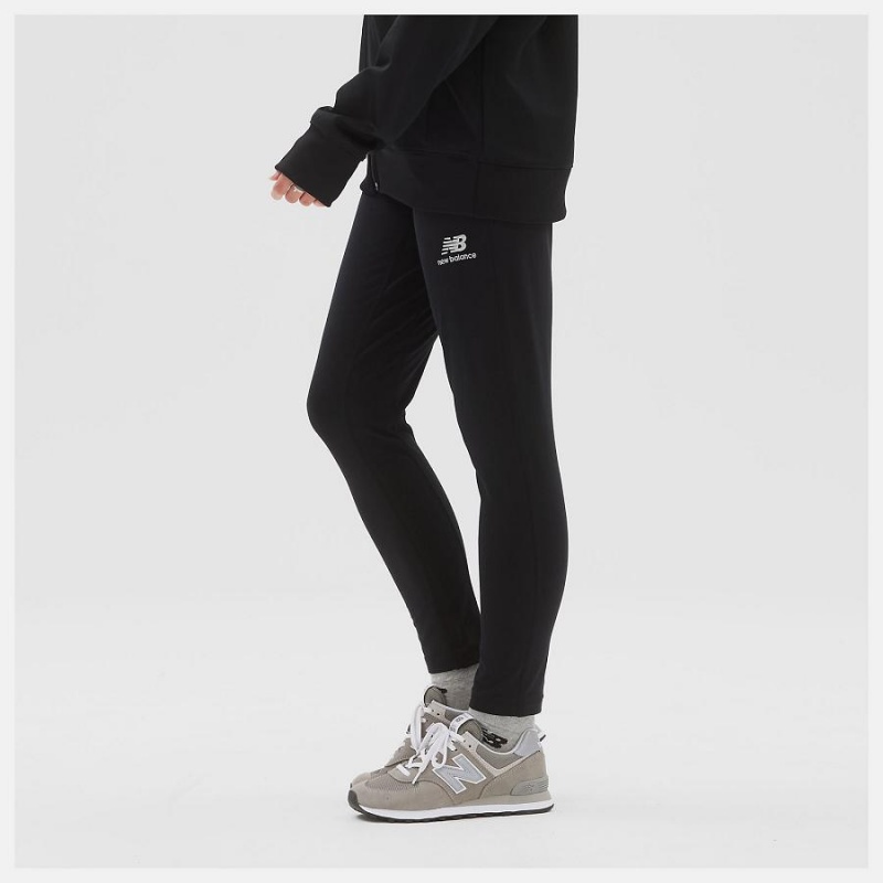 Pantalon New Balance Uni-ssentials Legging Mujer Negras | EC 2122LH