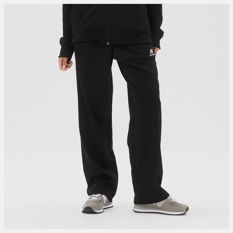 Pantalon New Balance Uni-ssentials Track Hombre Negras | EC 1413SO