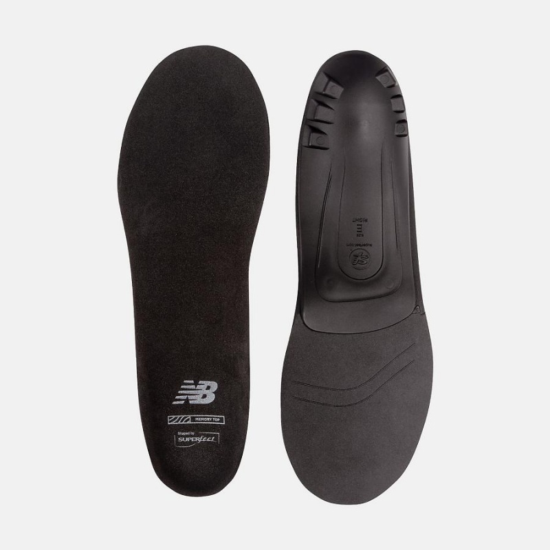 Plantillas New Balance Casual Memory Hombre Negras | EC 1255PQ