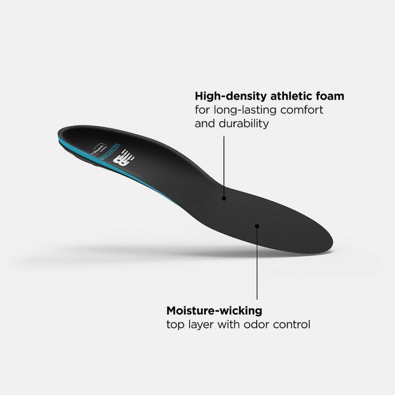 Plantillas New Balance Sport Thin-Fit Arch Support CFX Mujer Negras | EC 2026QZ