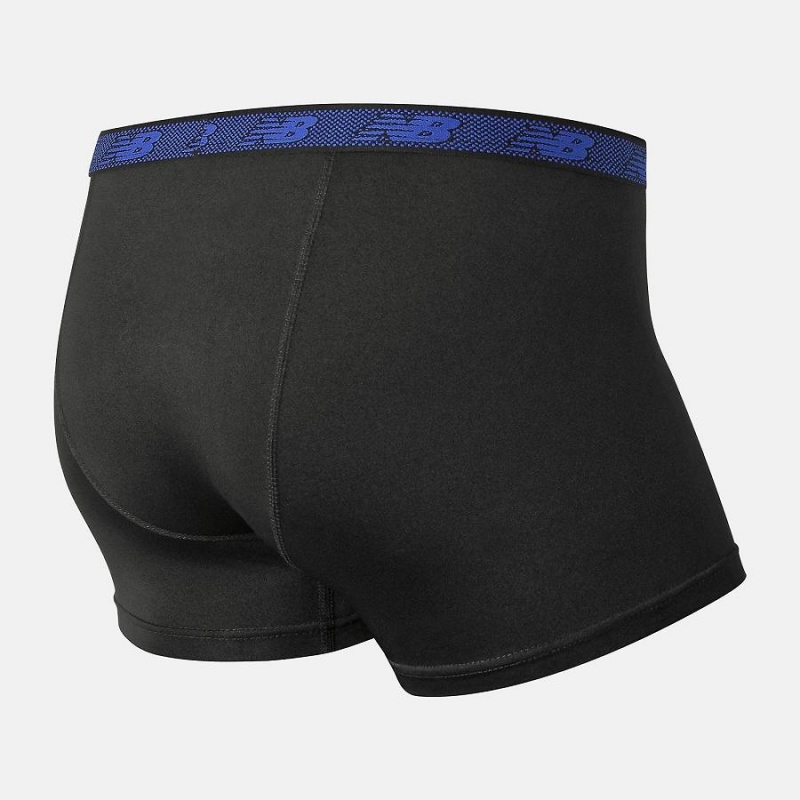 Ropa Interior New Balance Boys Performance Boxer Brief 4 Pack Niños Negras Azules | EC 1033CE