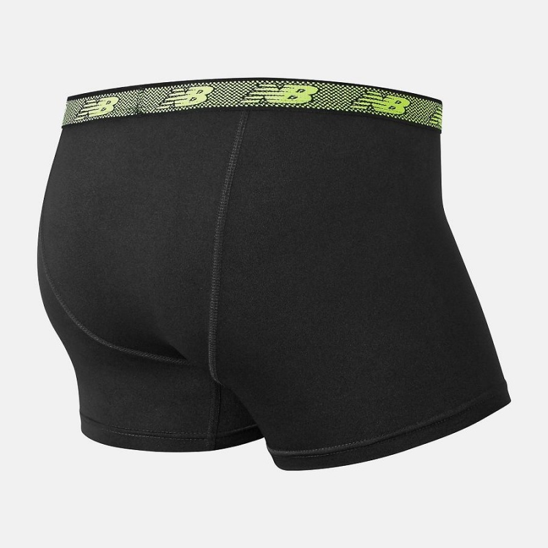 Ropa Interior New Balance Boys Performance Boxer Brief 4 Pack Niños Negras Verde | EC 1031ZG