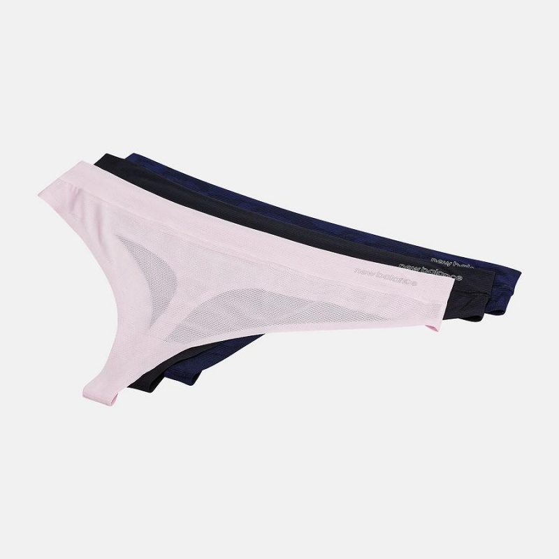 Ropa Interior New Balance Breathe Thong 2.0 3 Pack Mujer Multicolor | EC 2055RW