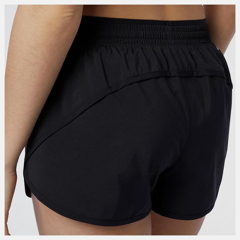 Short New Balance Accelerate 2.5 inch Mujer Negras | EC 2126VD