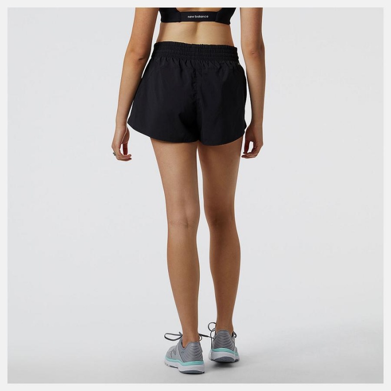 Short New Balance Accelerate 2.5 inch Mujer Negras | EC 2125CE
