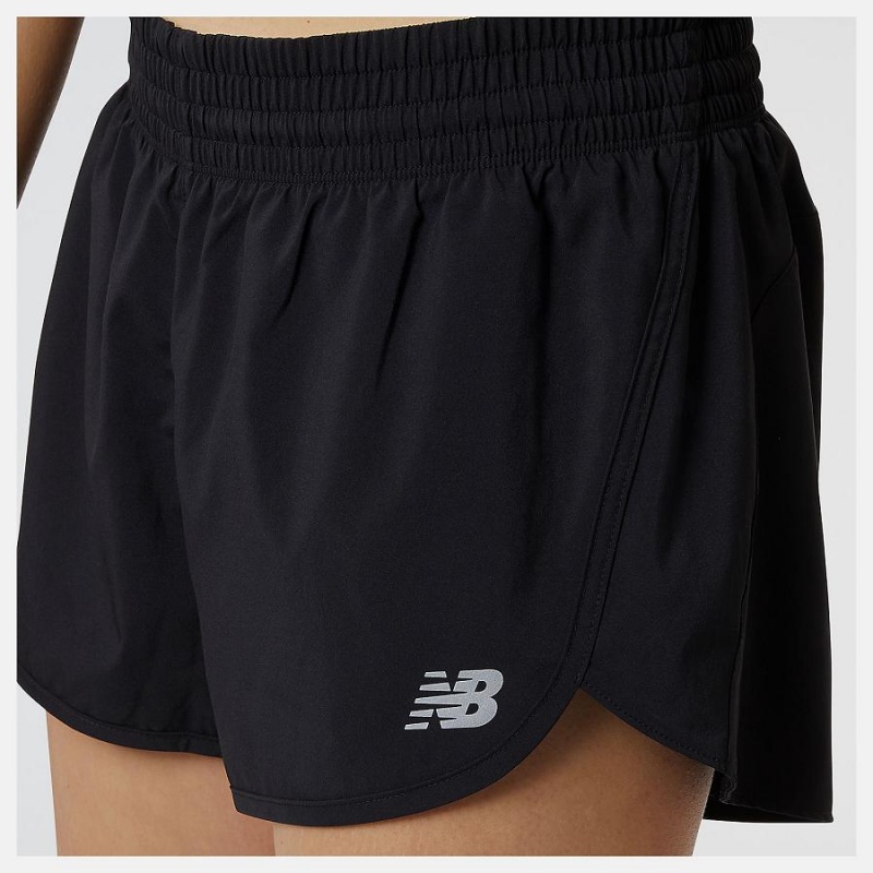 Short New Balance Accelerate 2.5 inch Mujer Negras | EC 2125CE