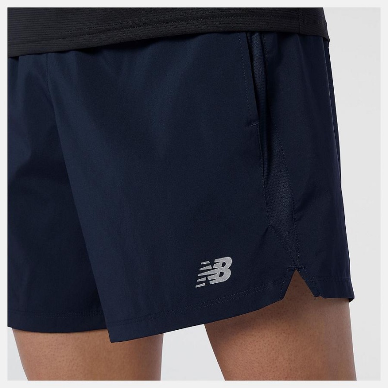 Short New Balance Accelerate 5 inch Hombre Negras | EC 1417HK