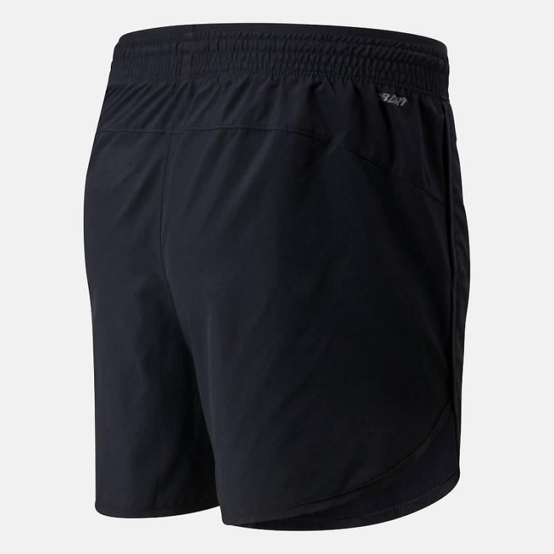 Short New Balance Accelerate 5 inch Mujer Negras | EC 2128NB