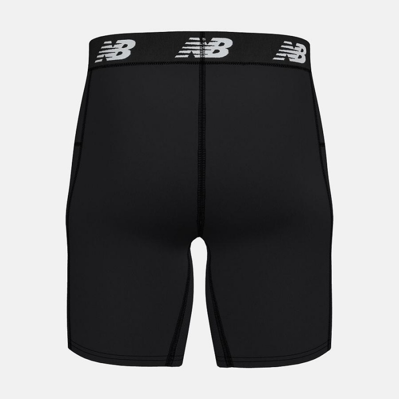 Short New Balance Baselayer Hombre Negras | EC 1424VD