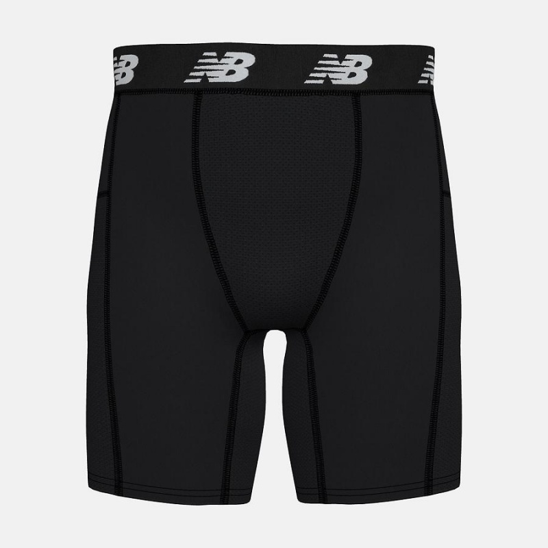 Short New Balance Baselayer Hombre Negras | EC 1424VD