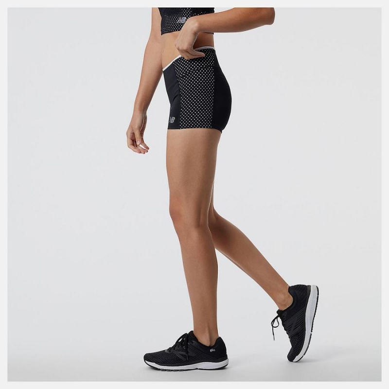 Short New Balance Fast Flight Hot Mujer Azul Marino | EC 2133RW