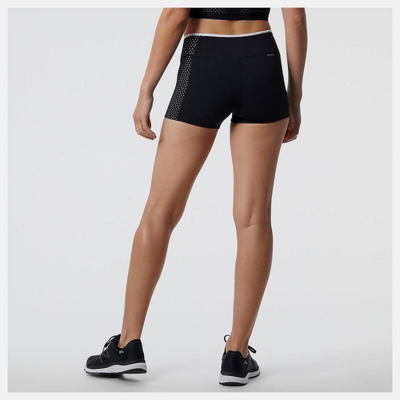 Short New Balance Fast Flight Hot Mujer Azul Marino | EC 2133RW
