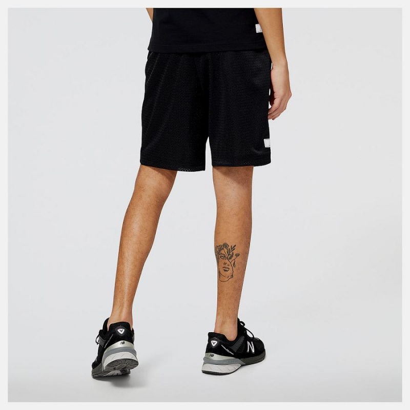 Short New Balance Hoops Fundamentals Hombre Negras | EC 1429WY