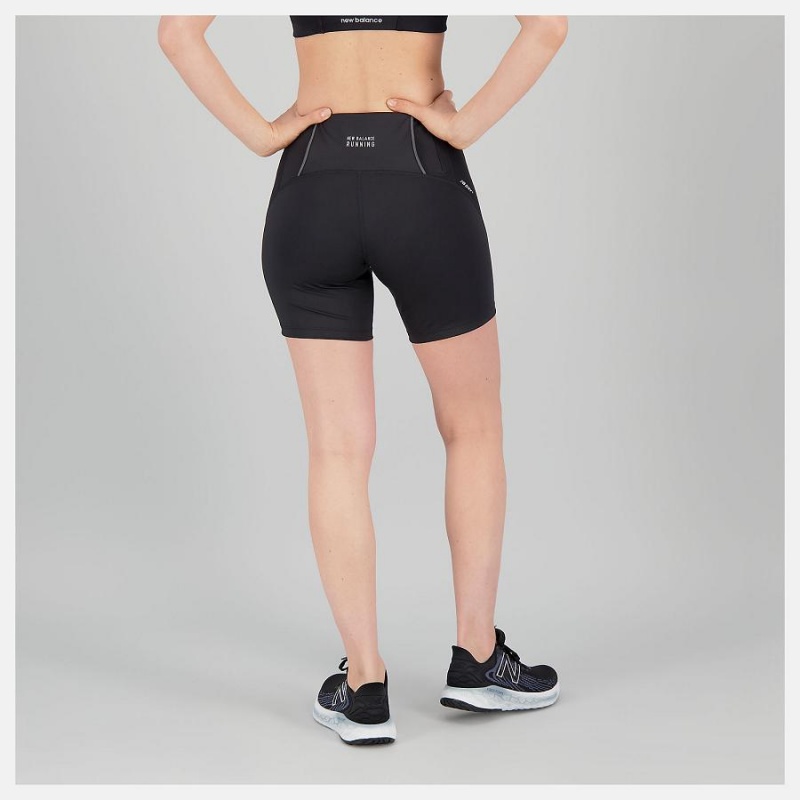 Short New Balance Impact Run Fitted Mujer Negras | EC 2138OR