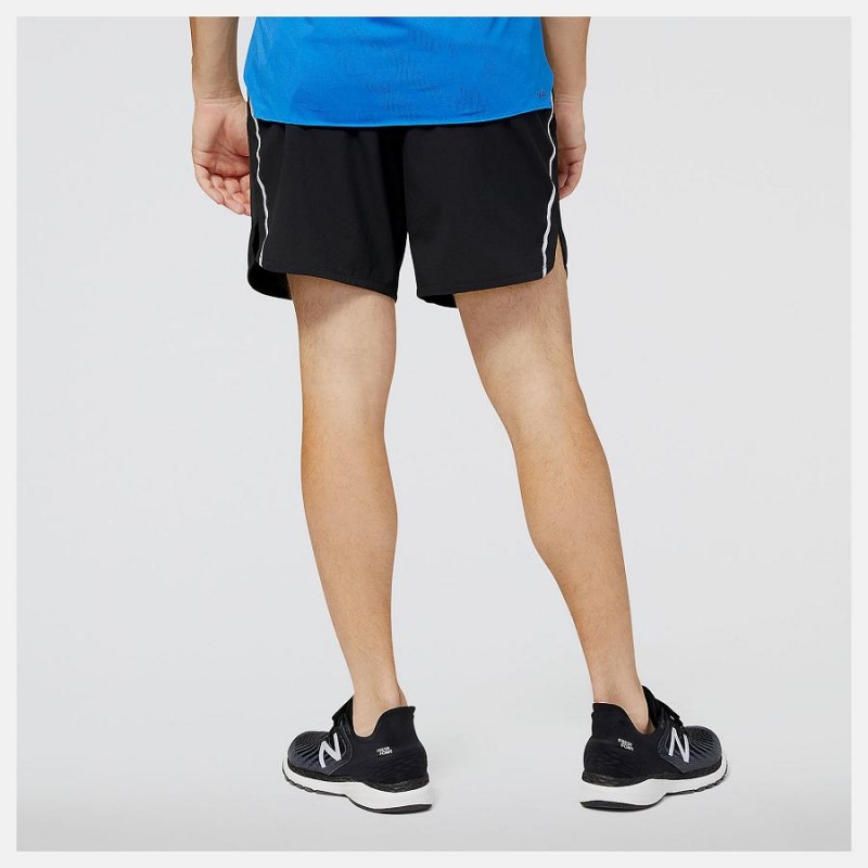 Short New Balance NYC Marathon Impact Run 7 Inch Hombre Negras | EC 1438AP