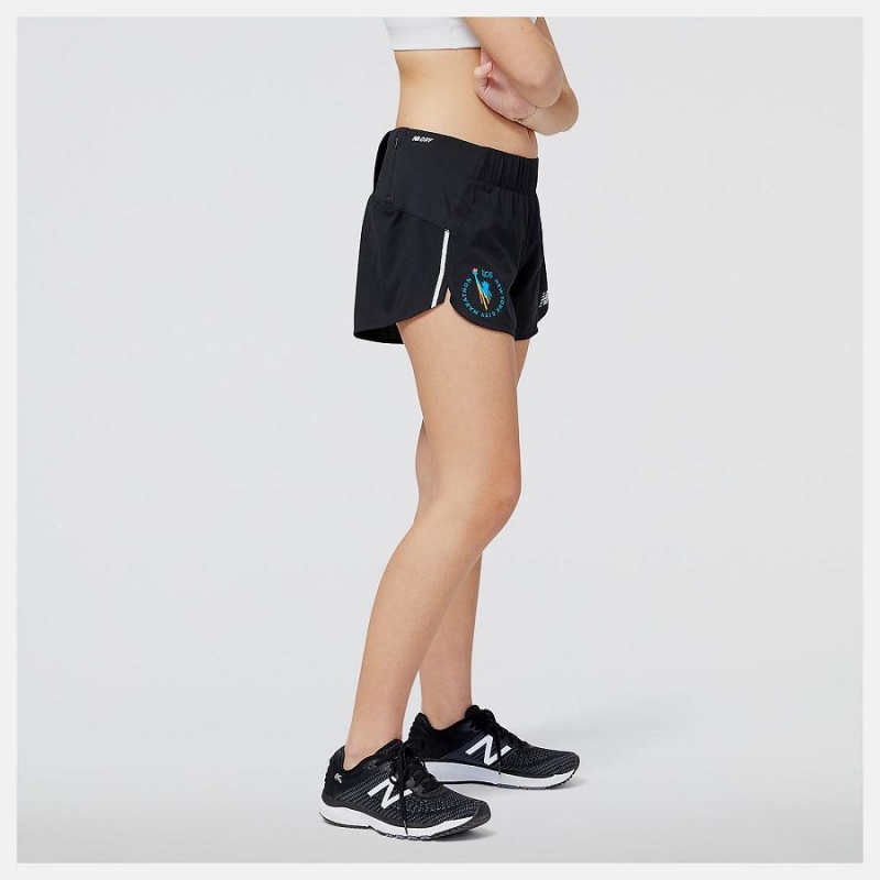 Short New Balance NYC Marathon Impact Run 3in Mujer Negras | EC 2140AP