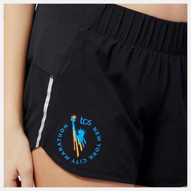 Short New Balance NYC Marathon Impact Run 3in Mujer Negras | EC 2140AP