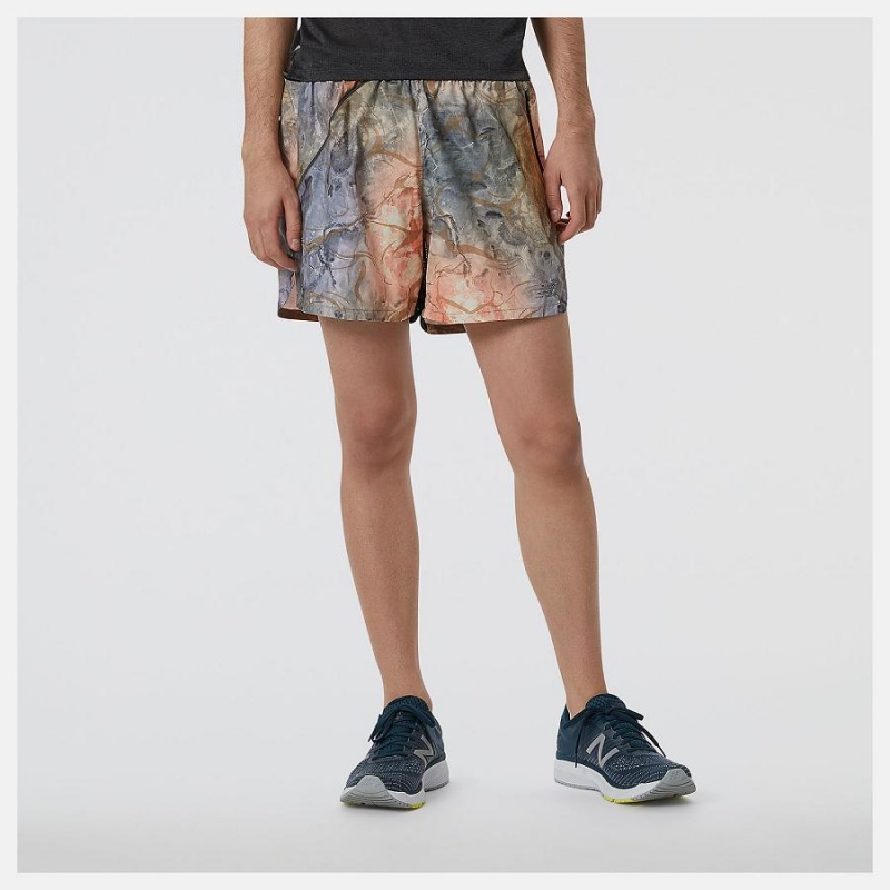 Short New Balance PMV Kimbia 5 Inch Hombre Multicolor | EC 1441FM