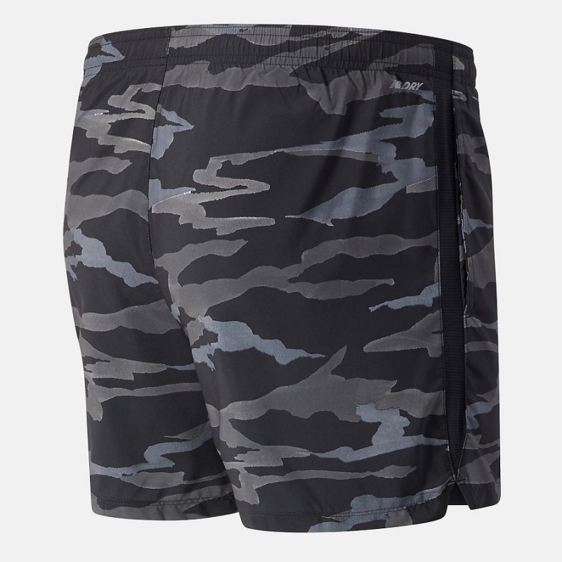 Short New Balance Printed Accelerate 5 inch Hombre Camuflaje | EC 1442GL