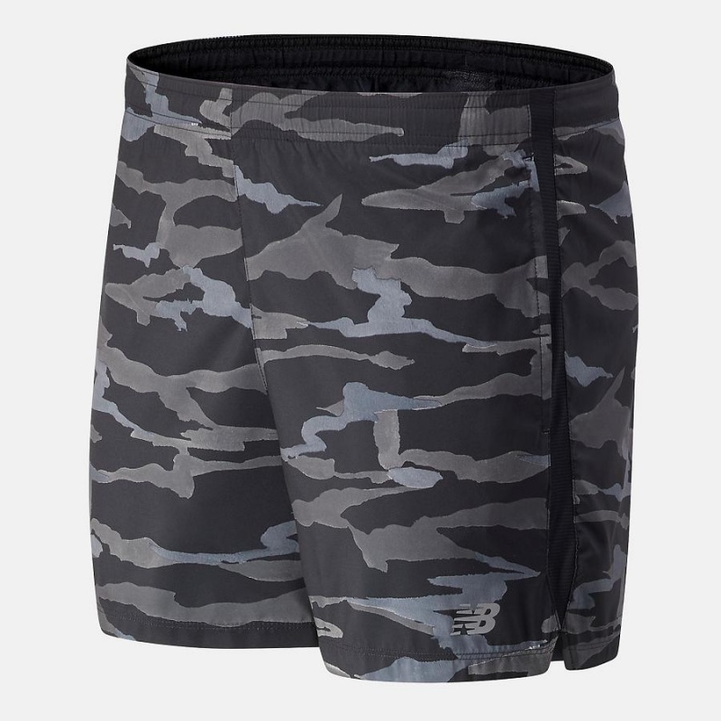 Short New Balance Printed Accelerate 5 inch Hombre Camuflaje | EC 1442GL
