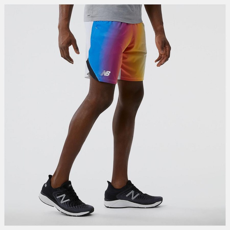 Short New Balance Printed Tournament 9 In Hombre Multicolor | EC 1446LH