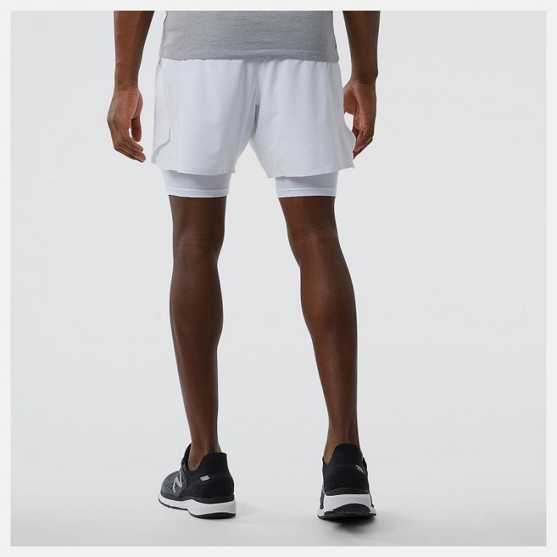 Short New Balance Tournament 7 In Hombre Blancas | EC 1459YU