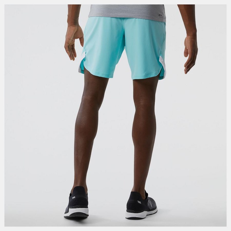 Short New Balance Tournament 9 In Hombre Azules Claro | EC 1460UT