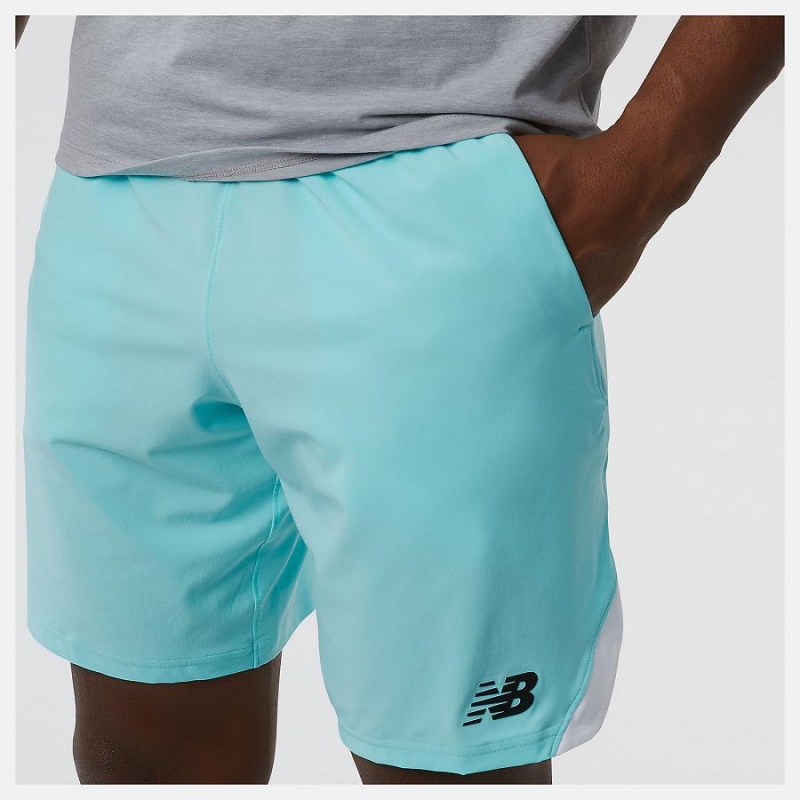 Short New Balance Tournament 9 In Hombre Azules Claro | EC 1460UT