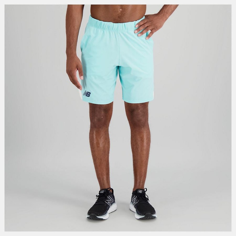 Short New Balance Tournament 9 In Hombre Azules Claro | EC 1460UT
