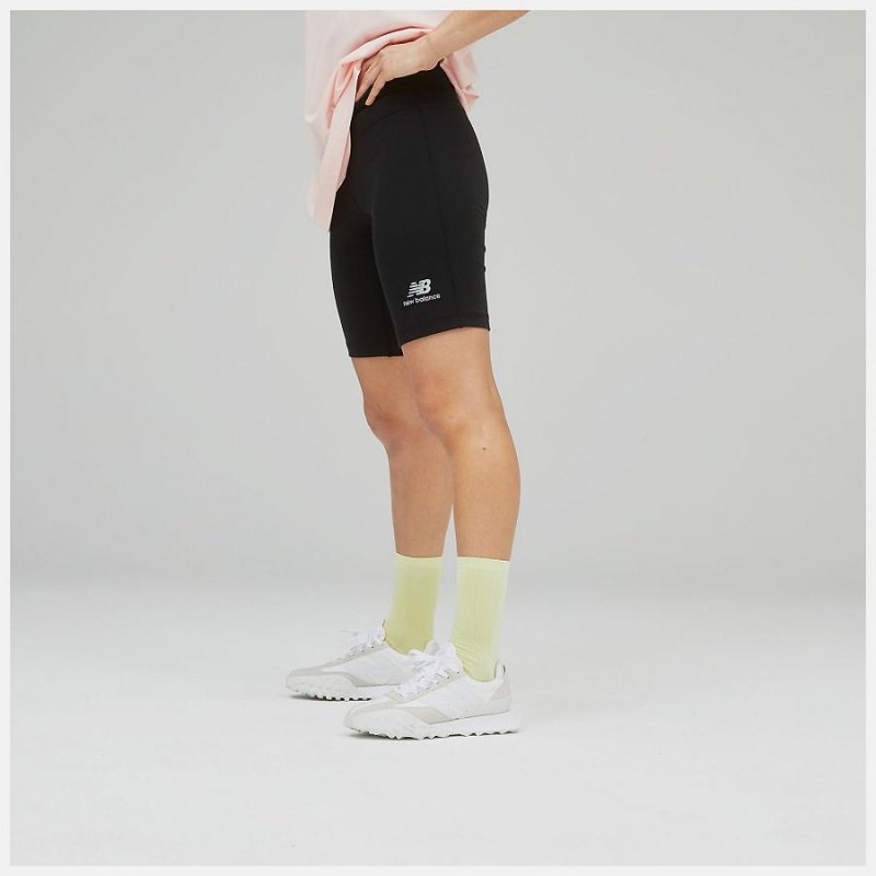 Short New Balance Uni-ssentials Cotton Legging Hombre Negras | EC 1462OR
